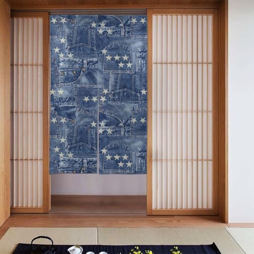 デニム暖簾オリジナル^_^ジーンズ風 デニム暖簾オリジナル^_^ジーンズ風